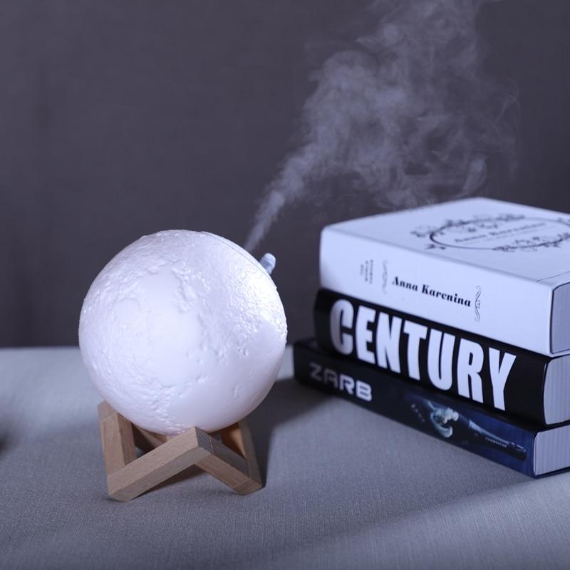 2-in-1 USB Humidifier Night Light with Aroma Diffuser, Large Water Tank and Adjustable 3-Color Lamp 2