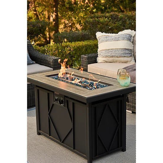 HeatMaxx 42 in. Rectangular Propane Gas Fire Table