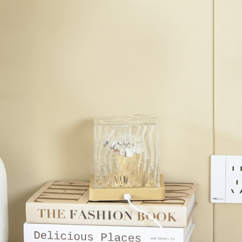 Aurora Water Ripple Projection Lamp with 16 Colors, USB Rechargeable Atmosphere Light for Bedroom and Living Room 2