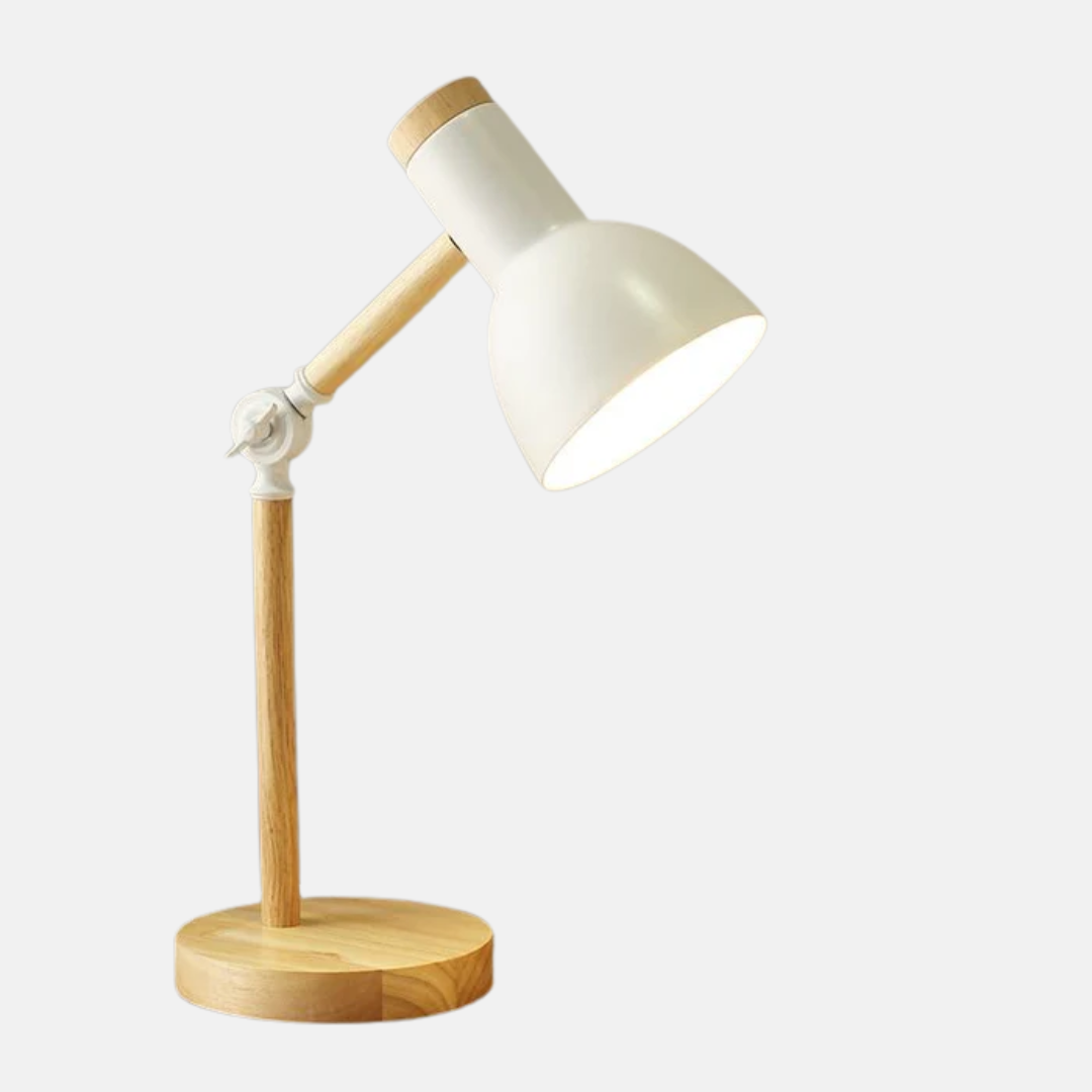 Scandinavian Wooden Desk Lamp