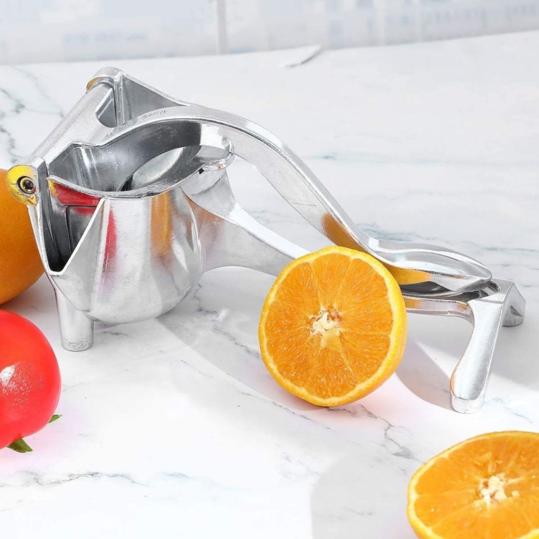 Stainless Steel Fruit Juicer with Ergonomic Design for Easy Juice Extraction – Ideal for Citrus and More 1