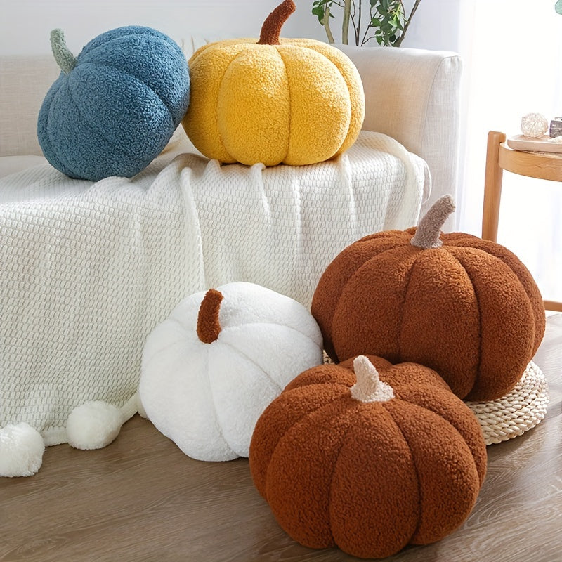 Cozy Pumpkin Cushion – Soft Plush Decorative Pillow for Fall, Halloween & Home Decor – Cute & Comfortable Accent