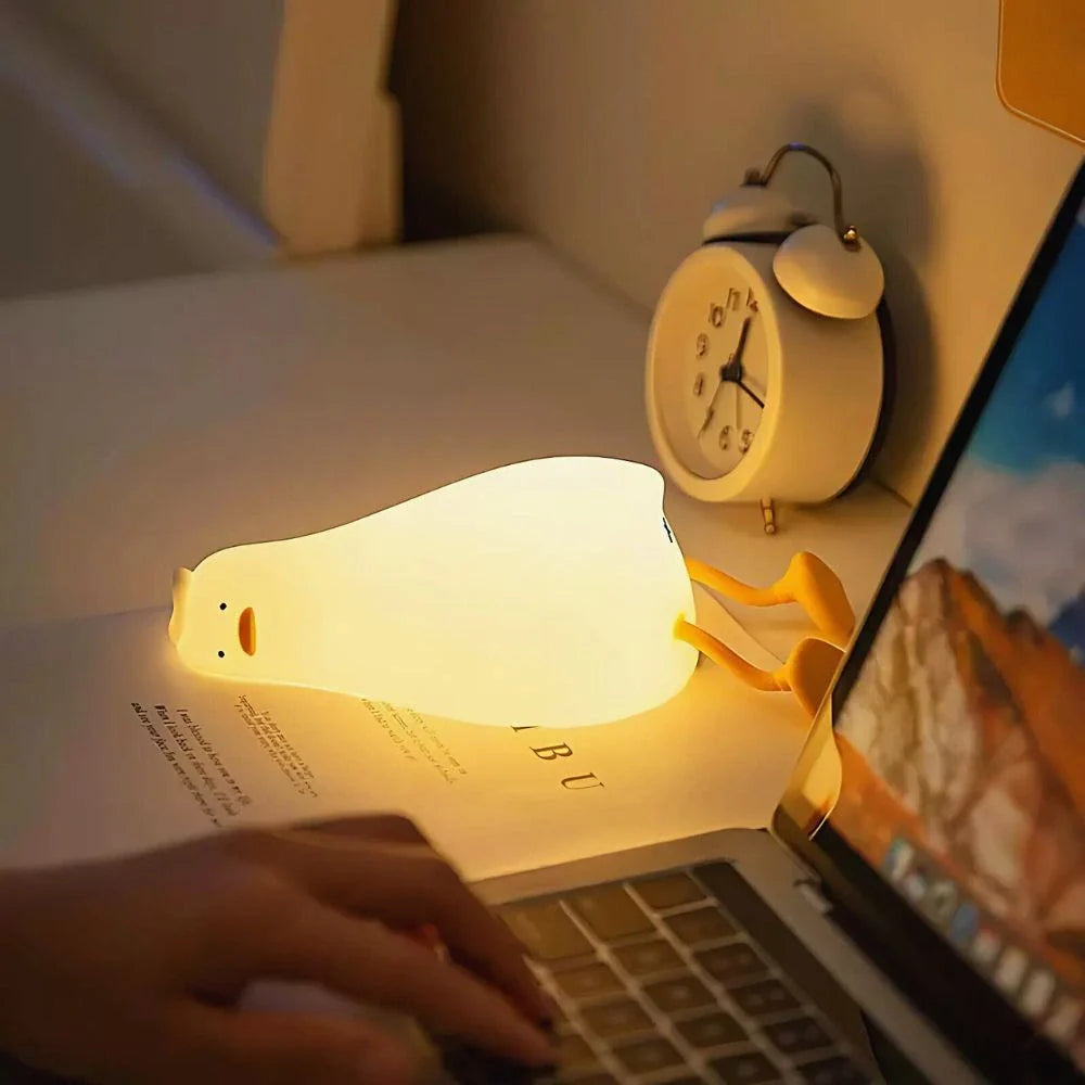 Cute Animal Night Light – Soft Silicone Kids’ Lamp with Color Change & Rechargeable Design