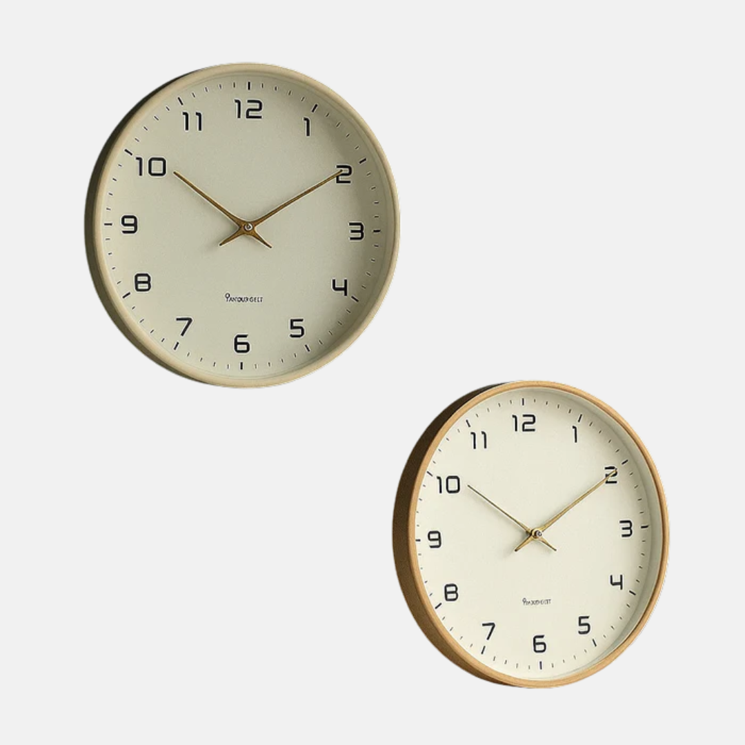 Scandinavian Simplicity Wooden Wall Clock