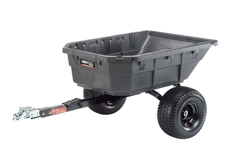 Ohio Steel ATV CARTS 12.5 cu. ft. Poly ATV Cart, 1250 lb. capacity w/ swivel dump #4048PS-ATV