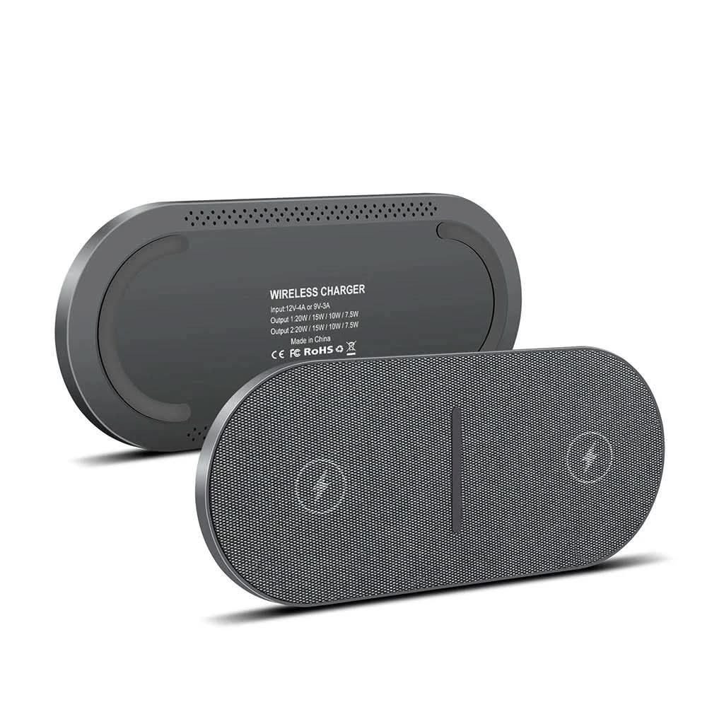 40W Wireless Charging Station for iPhone and Samsung – Fast Dual Device Wireless Charger with LED Display 7