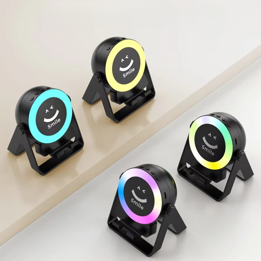 Wireless Induction Bluetooth Speaker with Ambient Breathing Light – Multifunctional Rechargeable Phone Bracket & Atmosphere Lamp 3