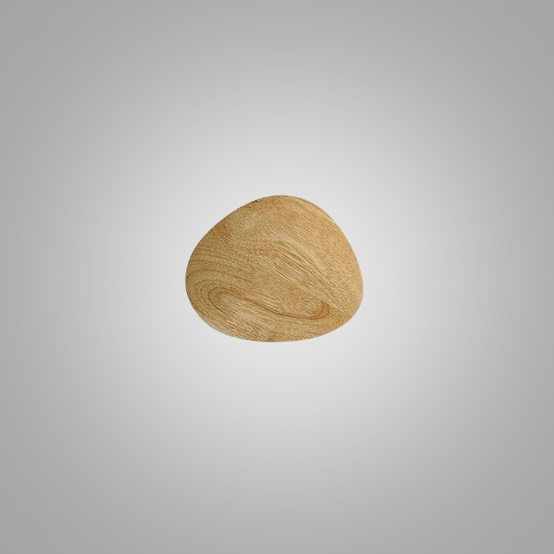 Solid Wood Wall Lamp – Scandinavian Design with Warm Ambient LED Lighting