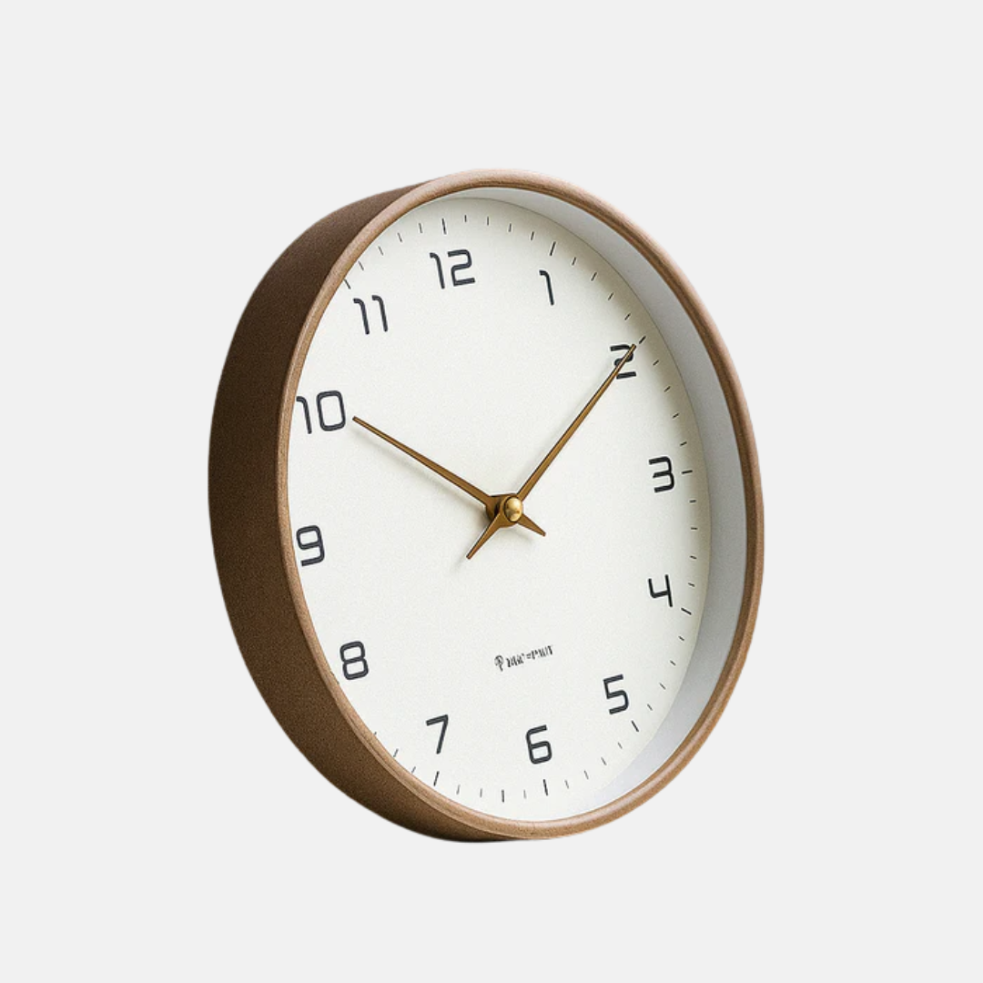 Scandinavian Simplicity Wooden Wall Clock