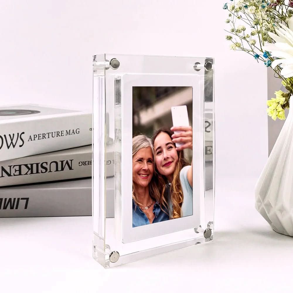 5/7 Inch Digital Photo Frame with IPS Display, 4GB Storage, Portable Electronic Picture Frame for Photos and Videos 3