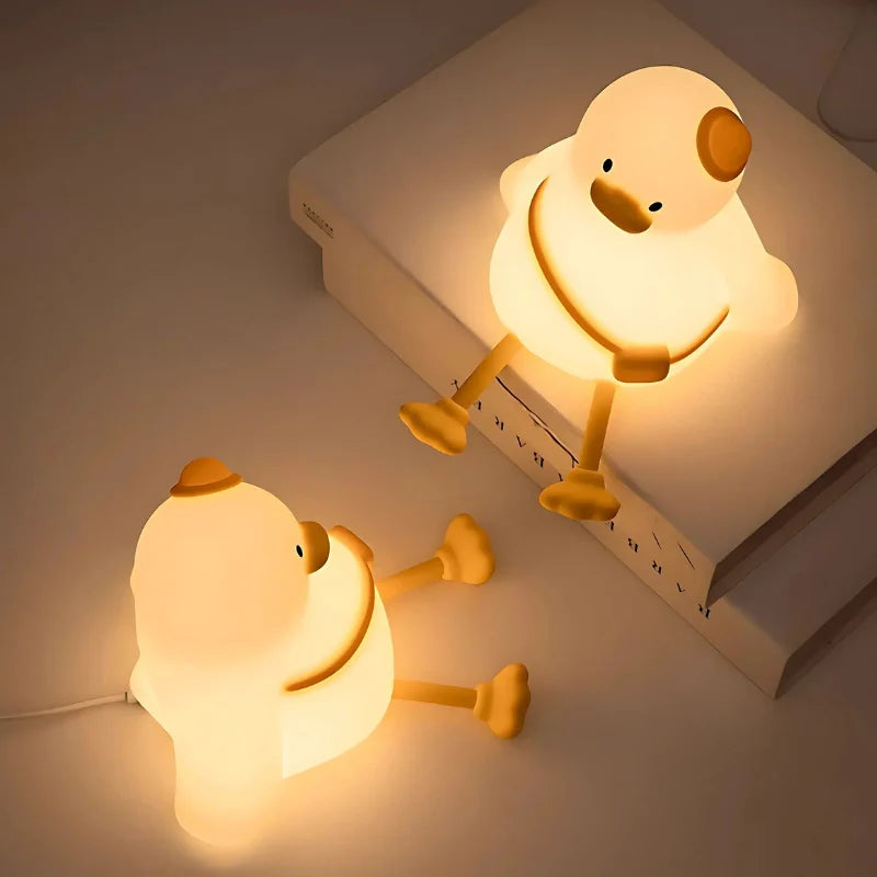 Cute Animal Night Light – Soft Silicone Kids’ Lamp with Color Change & Rechargeable Design