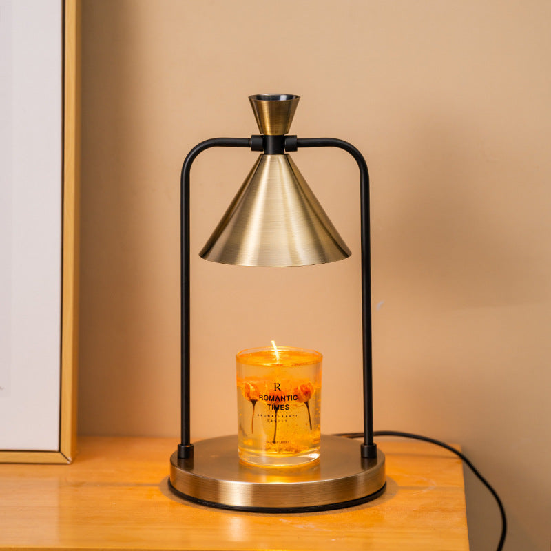 Luxury Candle Warmer Lamp – Elegant Fragrance Light with Adjustable Heat & Lampshade