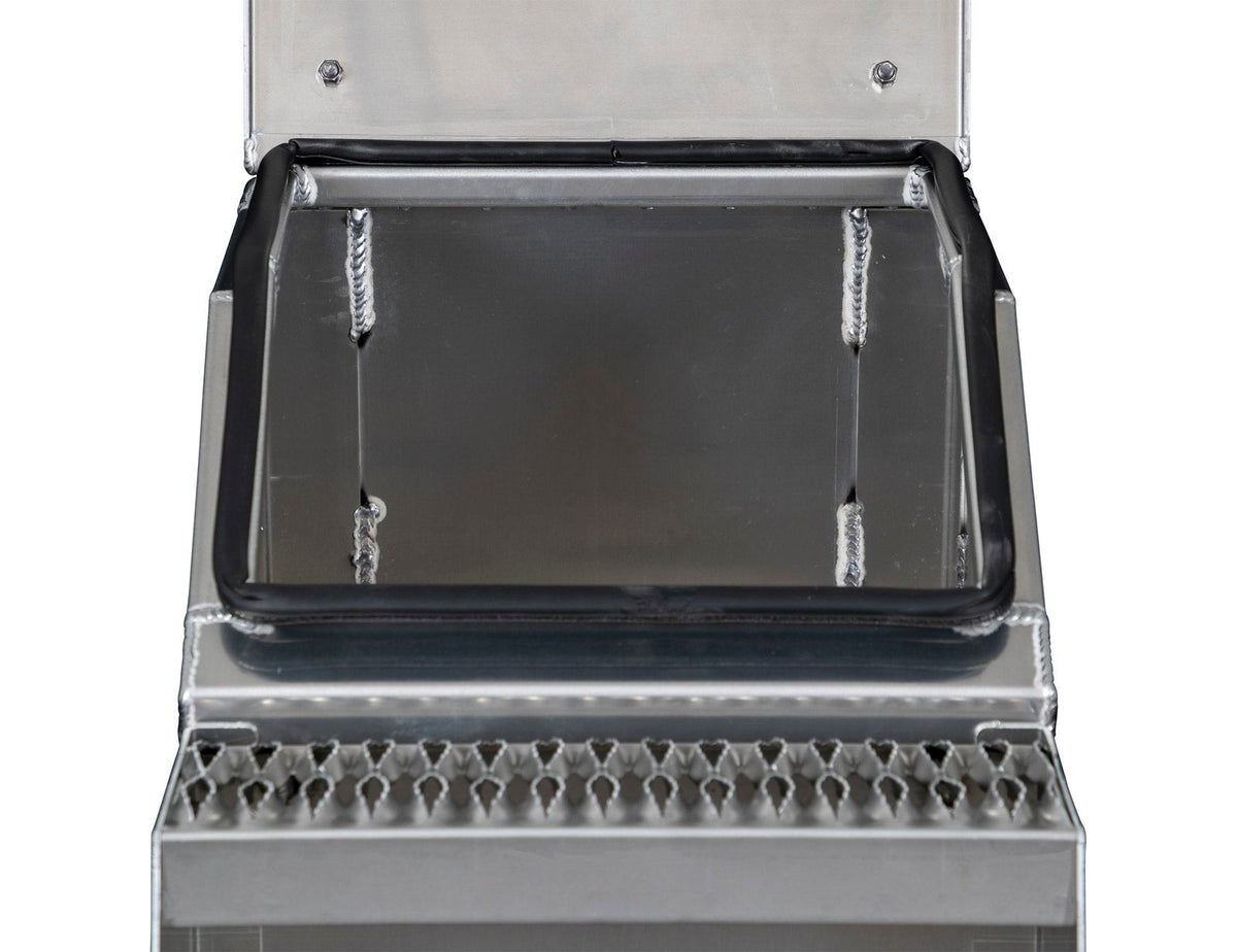 Buyers Products 28-in x 24-in x 18-in Smooth Aluminum Step Box Truck Tool Box 1705281