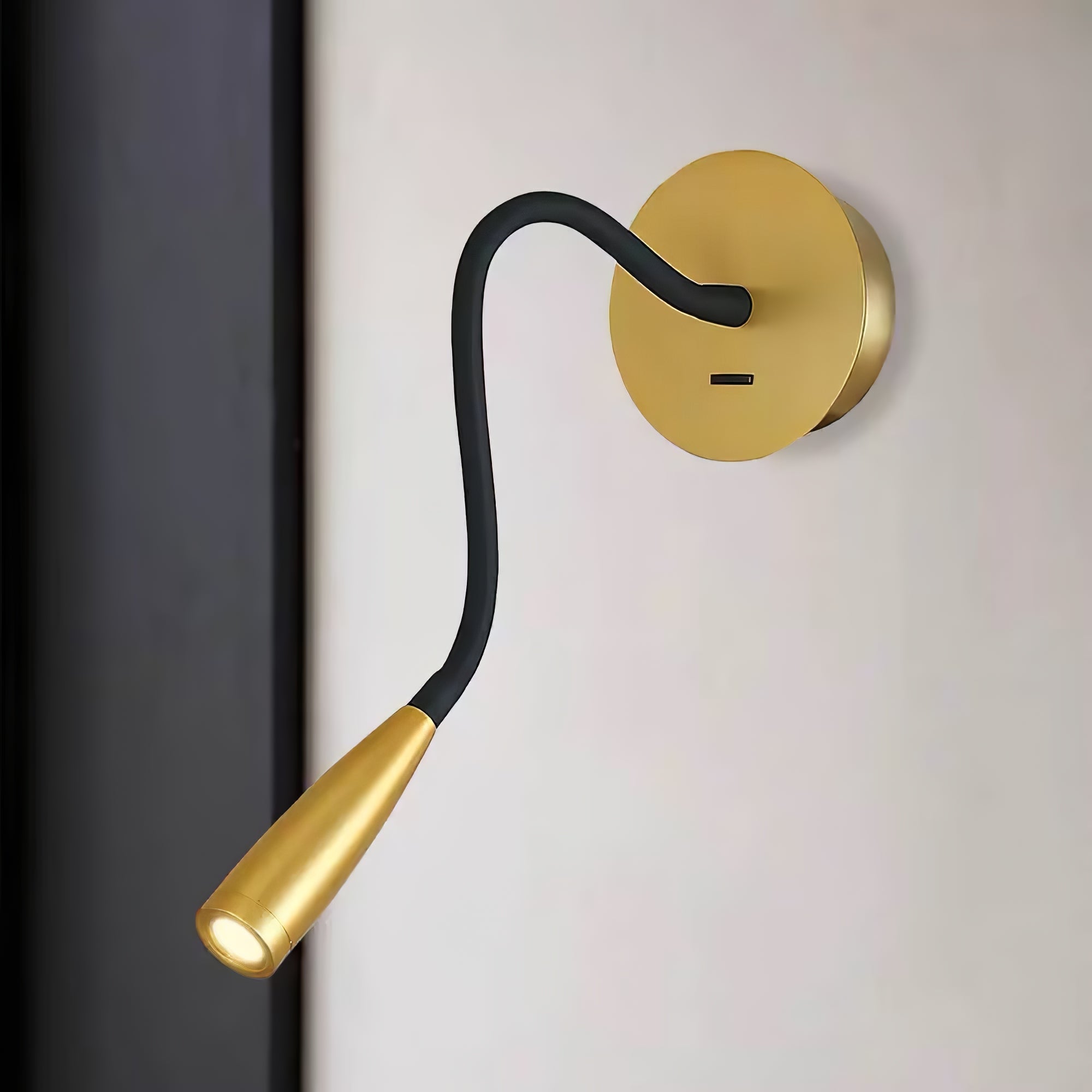 Adjustable LED Wall Light Sconce with Rotary Head – Indoor Wall Lamp in Gold and Brushed Bronze Finish 3