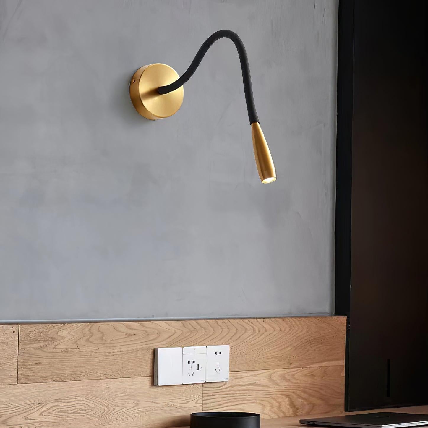 Adjustable LED Wall Light Sconce with Rotary Head – Indoor Wall Lamp in Gold and Brushed Bronze Finish 7