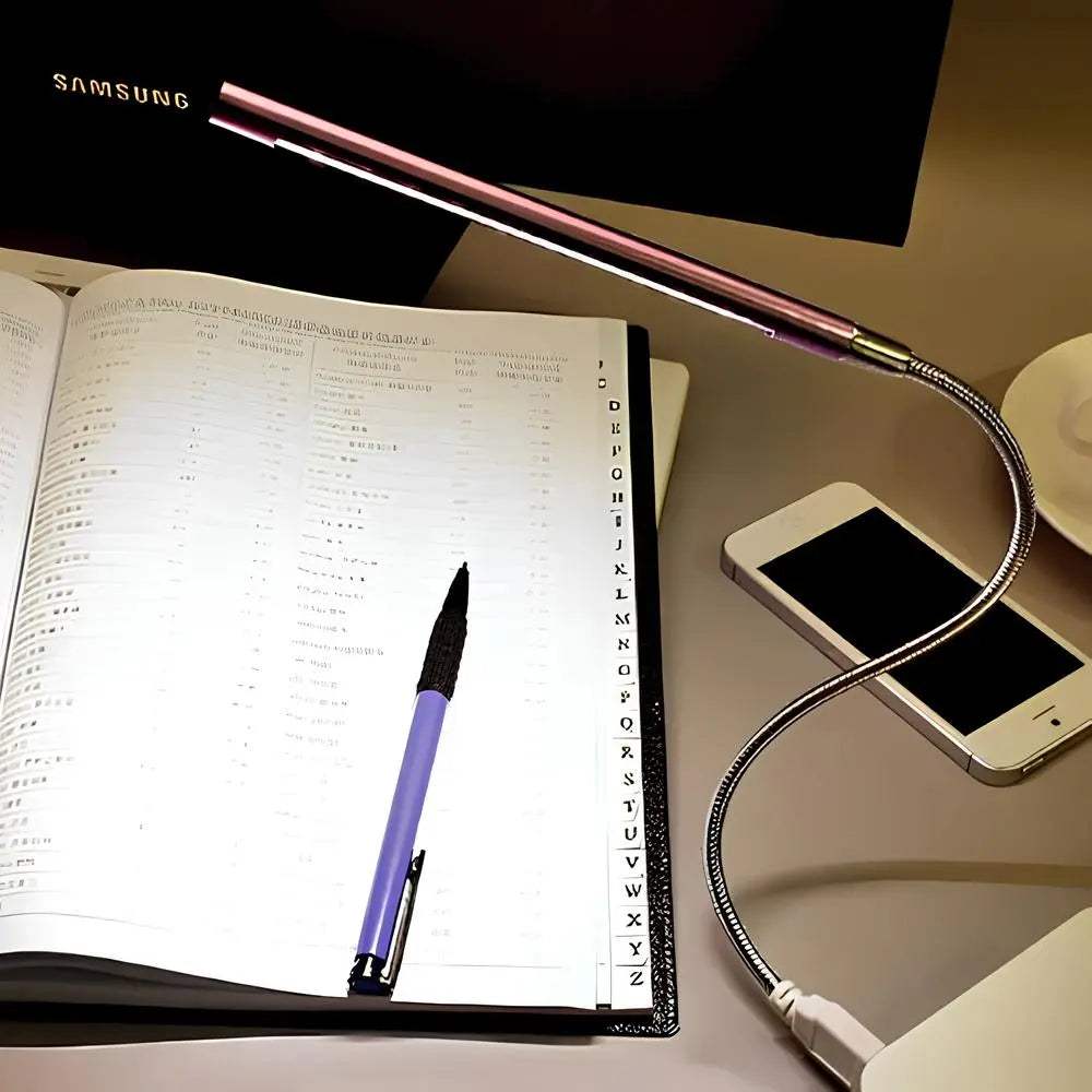 Adjustable USB-Powered LED Keyboard Light with Flexible Positioning for Optimal Illumination – Compact and Portable Design 1