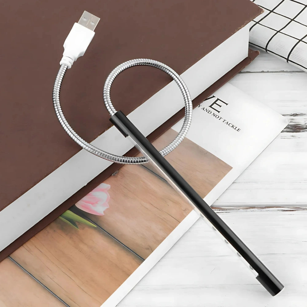 Adjustable USB-Powered LED Keyboard Light with Flexible Positioning for Optimal Illumination – Compact and Portable Design 4