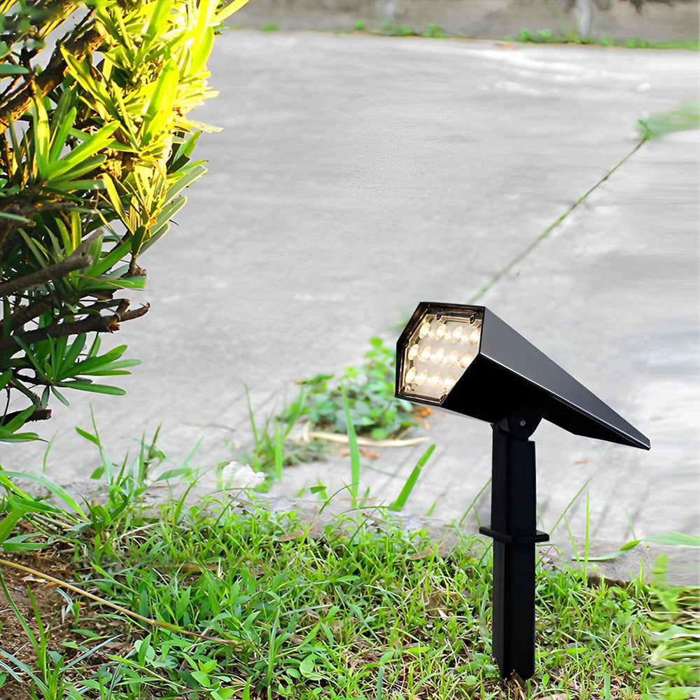 Adjustable Waterproof Solar Powered Spotlight with Multicolor Illumination for Outdoor Garden Lighting 2