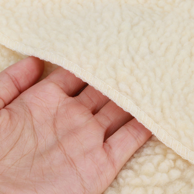 Beige Recliner Chair Cover with 6 Storage Pockets – Soft Polyfleece Slipcover for Armchair Protection and Style 3