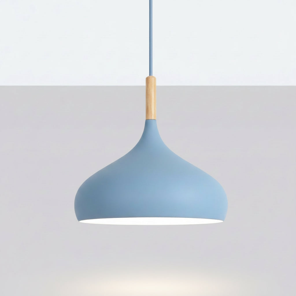 Black Pendant Light – Nordic Minimalist Design with Adjustable Height for Kitchen and Living Room, E27 LED Included 3