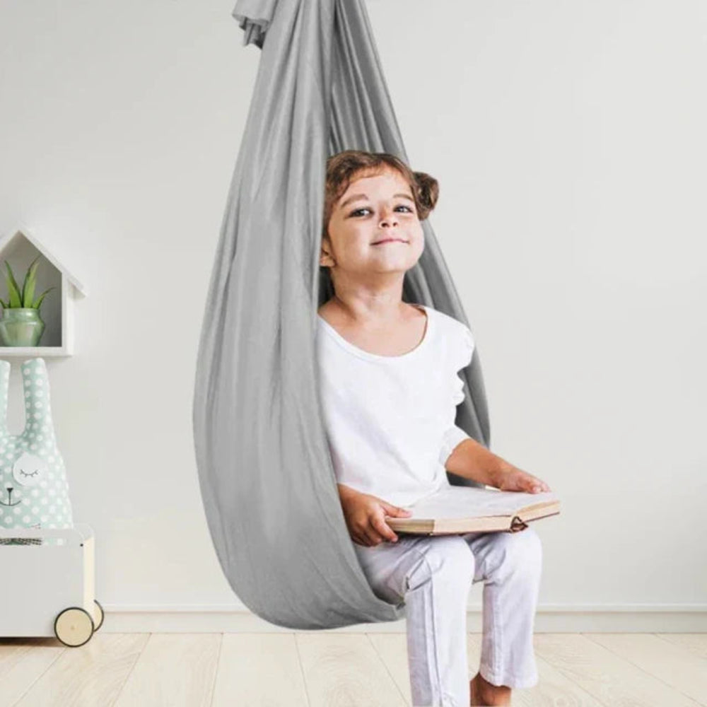 Calming Sensory Swing for Children - Durable Indoor/Outdoor Therapy Swing for Sensory Integration and Emotional Balance 1