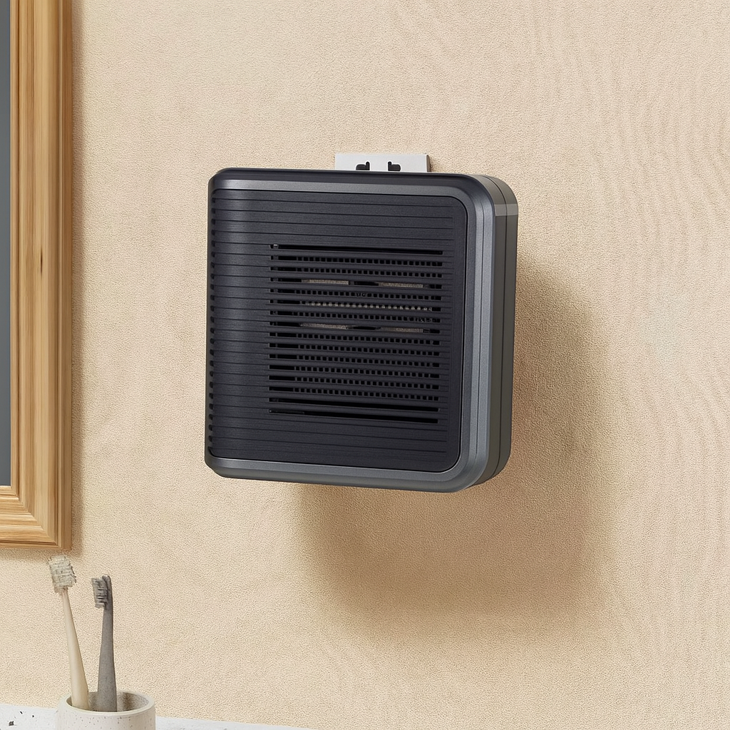 Compact Wall Mounted Electric Heater with Thermostat and Timer – 800W Space-Saving Design for Instant Warmth 6