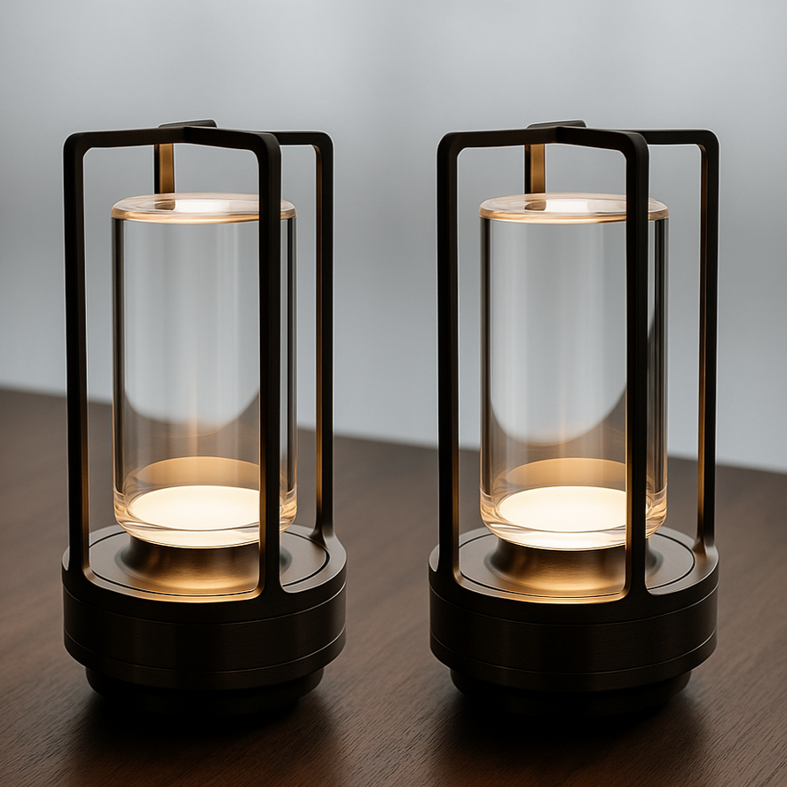 Rechargeable Crystal Lantern – Portable Ambient Light for Indoors & Outdoors