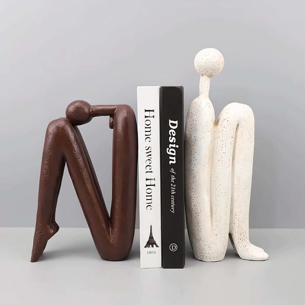 Chic Decorative Book Holder and Display Stand – Modern Resin Organizer for Stylish Storage and Elegant Decor 0