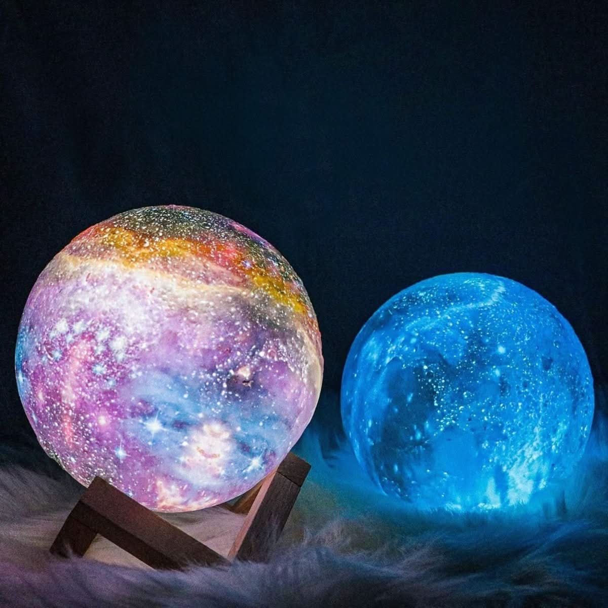 Color Changing LED Night Light Moon Lamp with Remote Control - Dimmable RGB Decorative Table Lamp 1