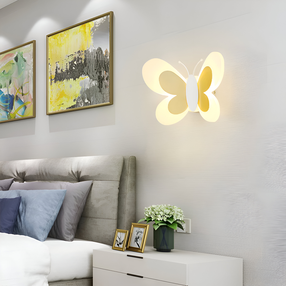 Colorful Acrylic Butterfly Wall Light – LED Indoor Lighting for Kids' Rooms, Energy Efficient and Safe with Customizable Lighting 8