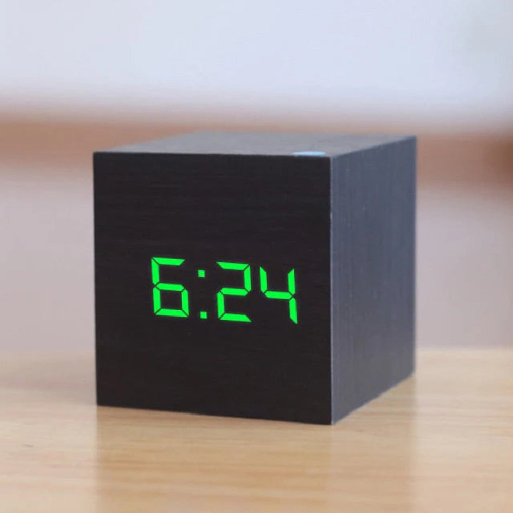 Compact Mini LED Digital Alarm Clock with Adjustable Brightness, Night Mode, and Temperature Display 2