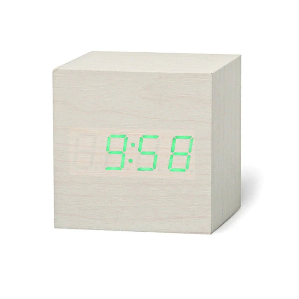 Compact Mini LED Digital Alarm Clock with Adjustable Brightness, Night Mode, and Temperature Display 5