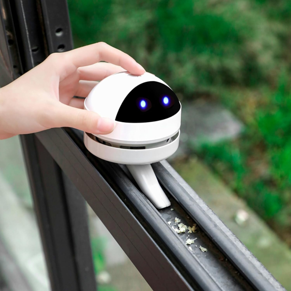 Compact USB Charging Desk Hoover – Mini Vacuum Cleaner Robot for Effortless Cleaning of Dust and Crumbs 0