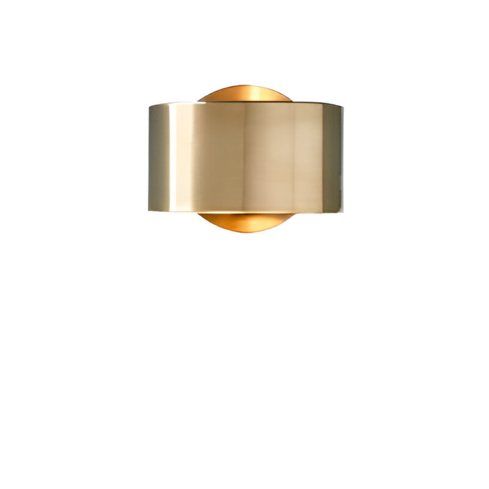 Contemporary Gold Drum Wall Lamp – Elegant Iron Wall Sconce Lighting for Modern Home Décor 6