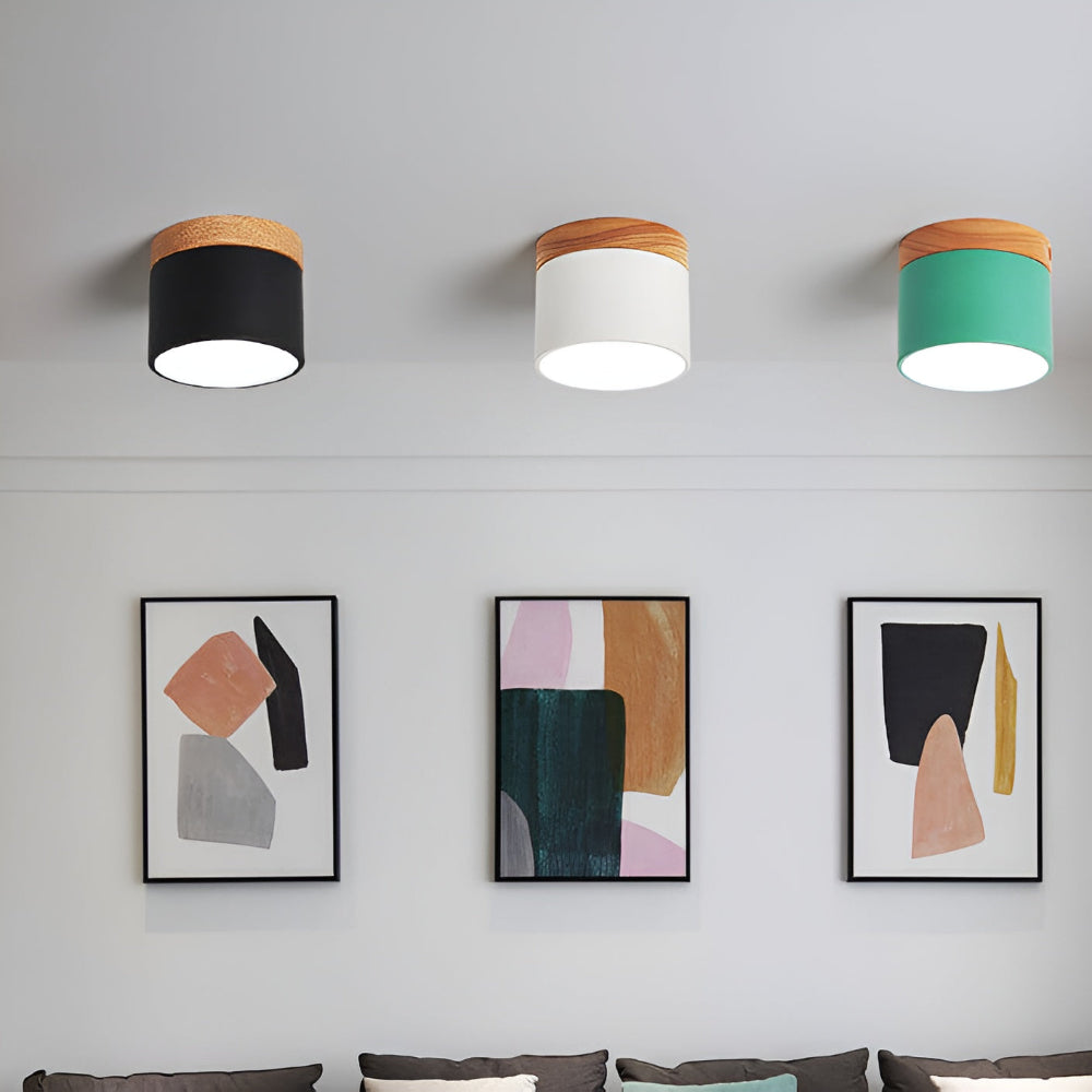 Contemporary LED Ceiling Light Fixture with Nordic Design – Soft Warm Illumination for Modern Spaces 2