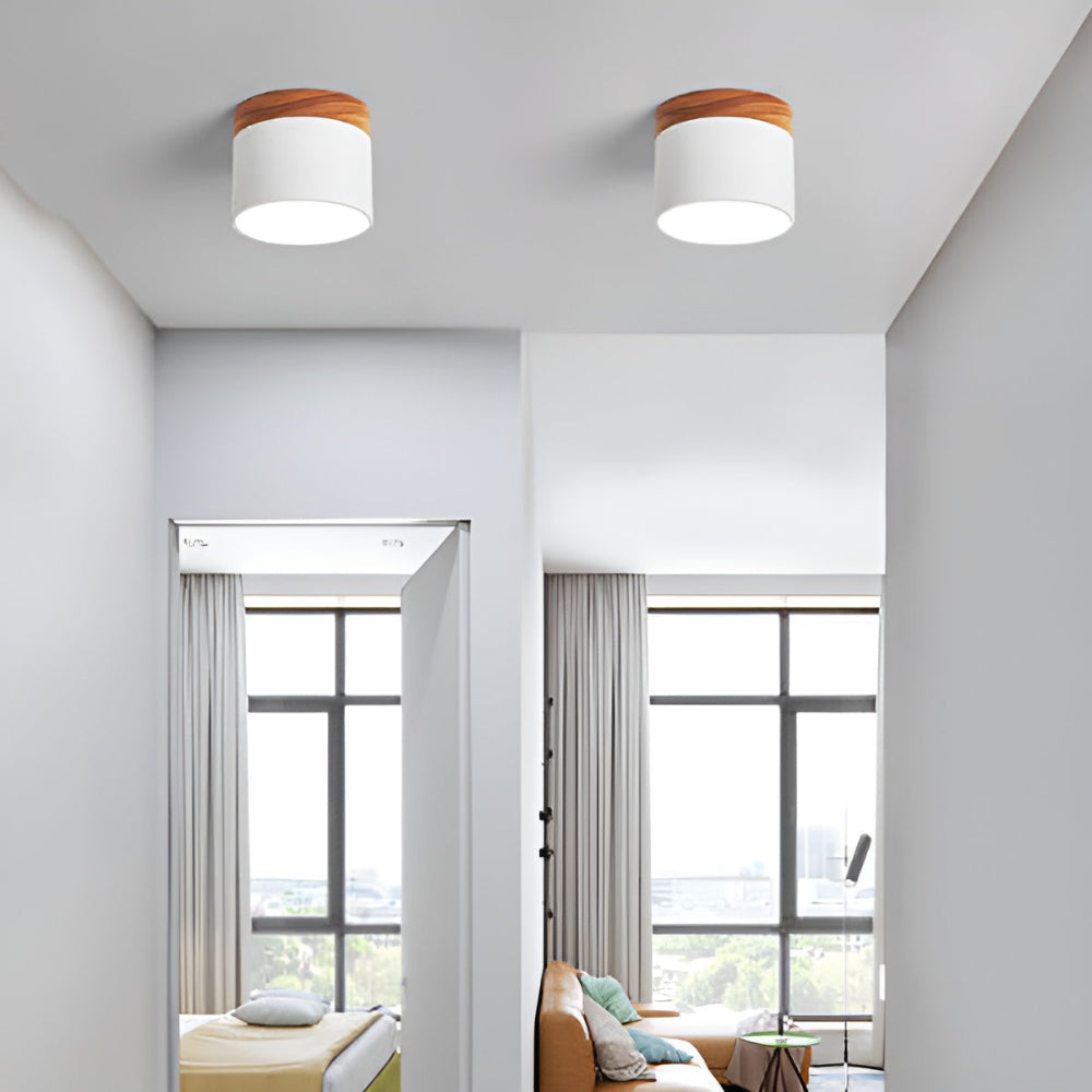 Contemporary LED Ceiling Light Fixture with Nordic Design – Soft Warm Illumination for Modern Spaces 3