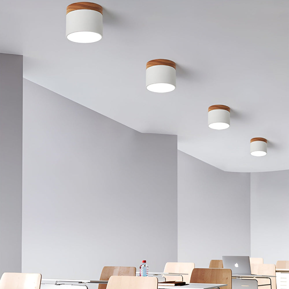 Contemporary LED Ceiling Light Fixture with Nordic Design – Soft Warm Illumination for Modern Spaces 7