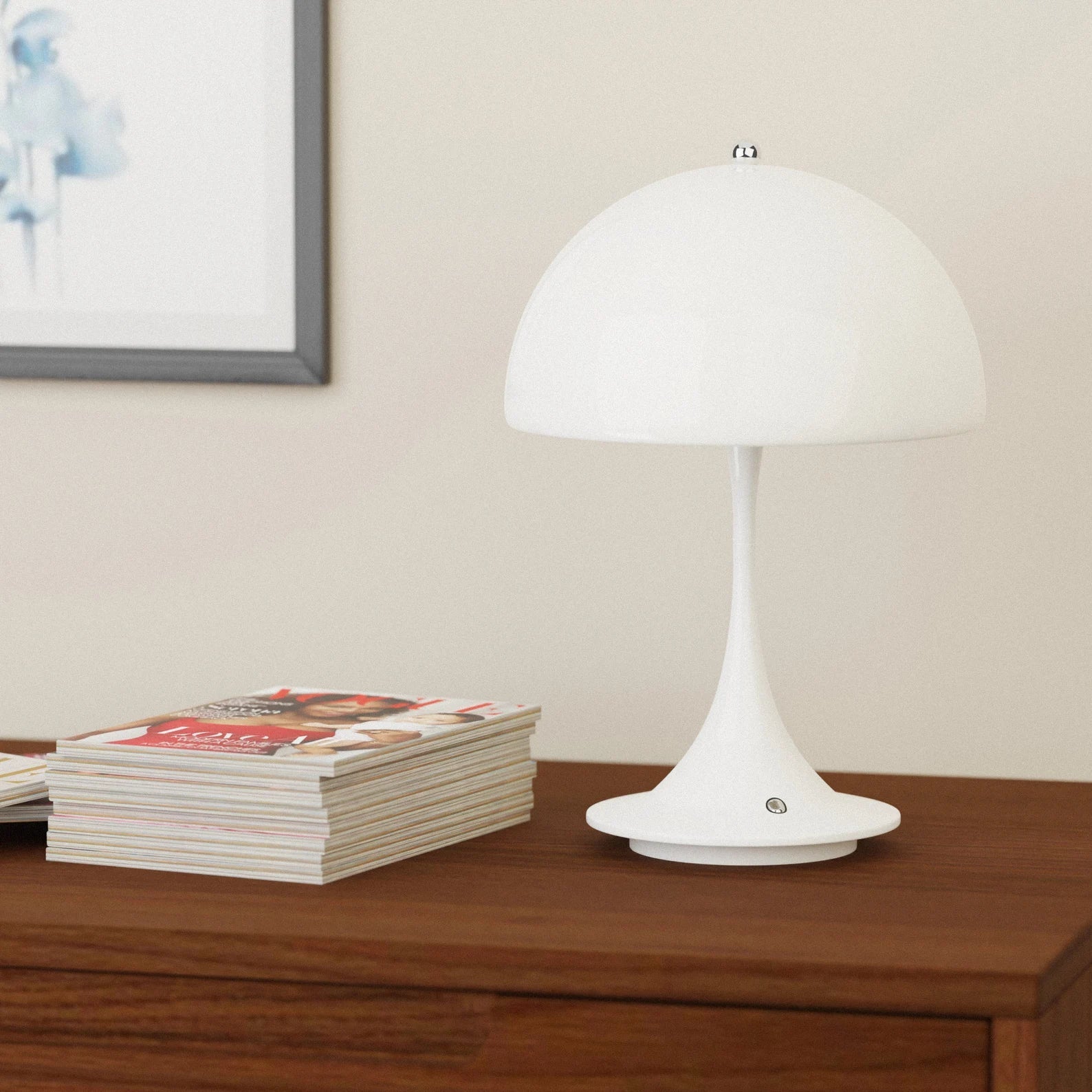 Cordless Touch Control LED Bedside Lamp – Premium Aluminum Design with Dimming, USB Rechargeable, Wireless Convenience 4