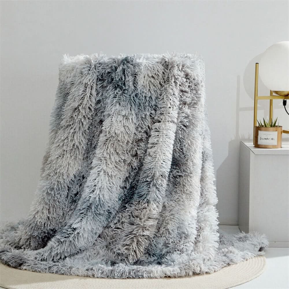 Cozy Faux Fur Throw Blanket – Silky Soft Fleece, Elegant Drape, Standard Size for Ultimate Comfort and Warmth 14