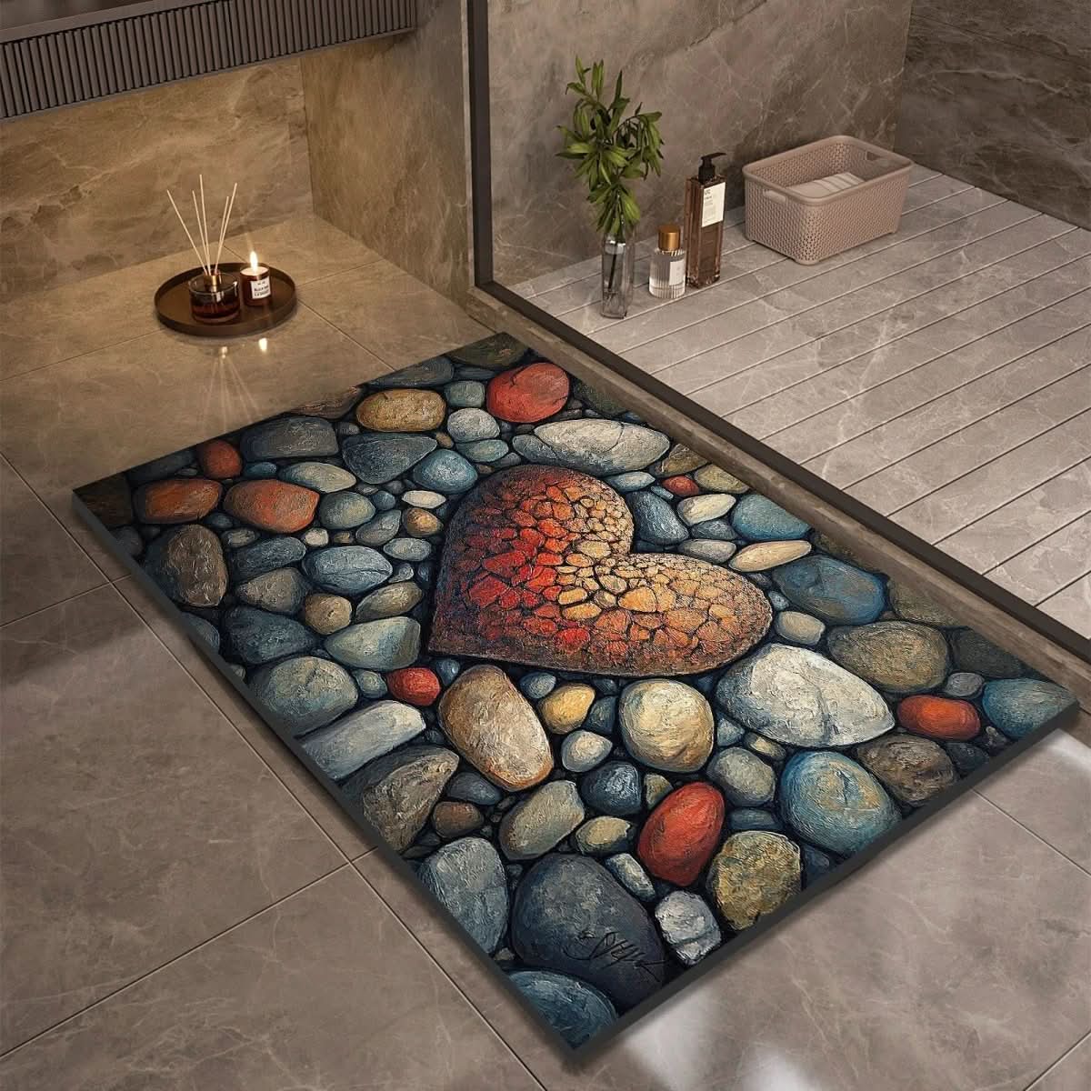 Diatomaceous Earth Non-Slip Bath Mat – Quick-Drying, Absorbent, Multi-Size Options for Bathroom and Kitchen Use 21