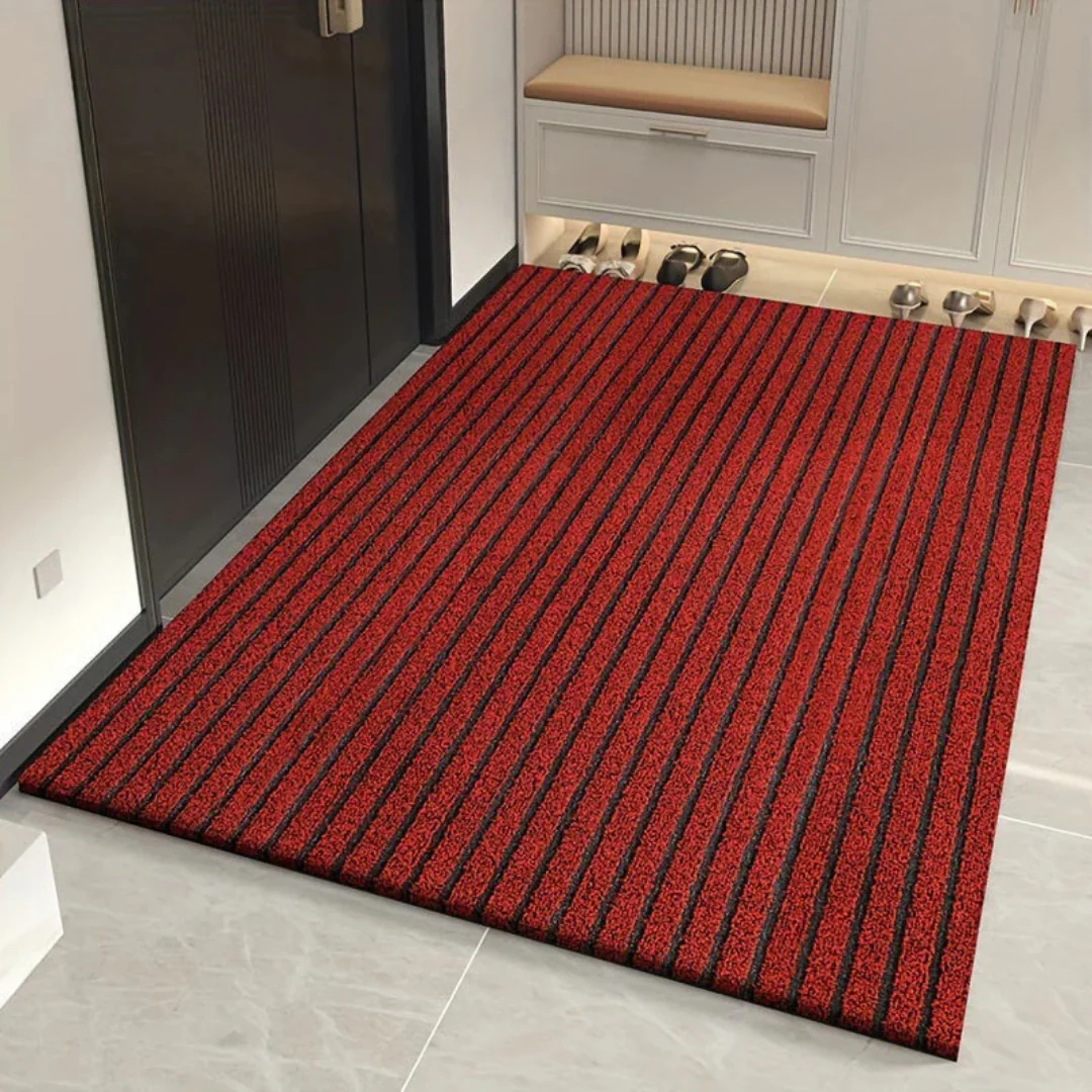 Durable Non-Slip Outdoor Door Mat for Indoor and Outdoor Use – Effective Dirt Absorption and Weatherproof Design 0