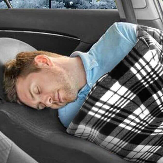 Electric Heating Blanket - Soft Polar Fleece, 12V Portable Heated Throw for Car and Home, 59 x 40 with Auto Shut-Off Safety Feature 2