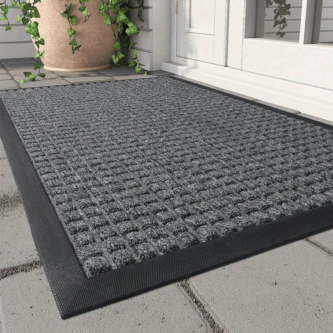 Elegant Anti-Slip Doormat for Indoor and Outdoor Use, Durable Dirt Trapping Front Door Mat, 45x75 cm, Weather-Resistant and Non-Slip Design 2