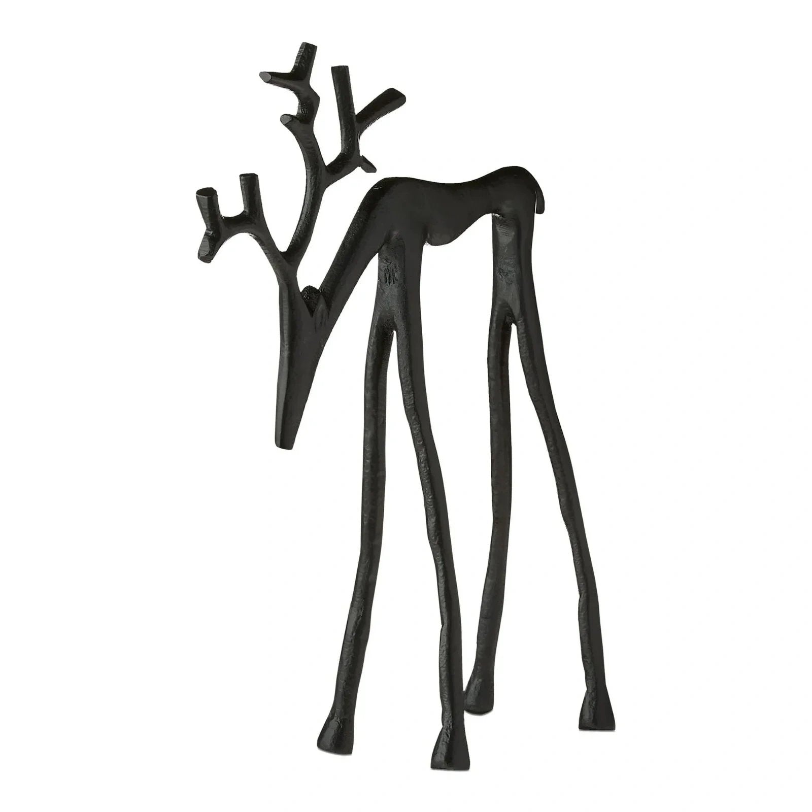 Elegant Christmas Table Centerpiece Set – Sculptural Reindeer Table Decoration for Festive Holiday Decor 0