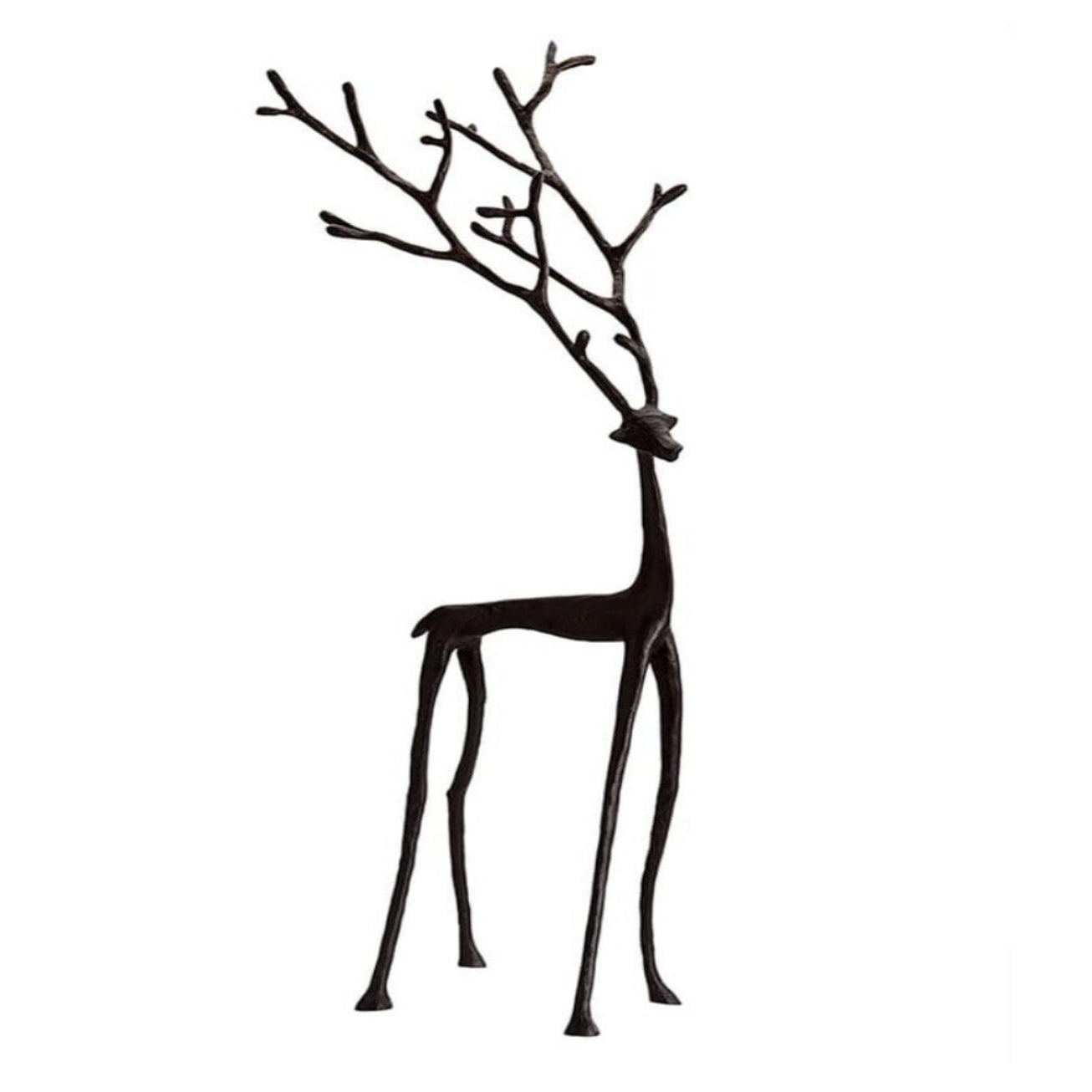 Elegant Christmas Table Centerpiece Set – Sculptural Reindeer Table Decoration for Festive Holiday Decor 8
