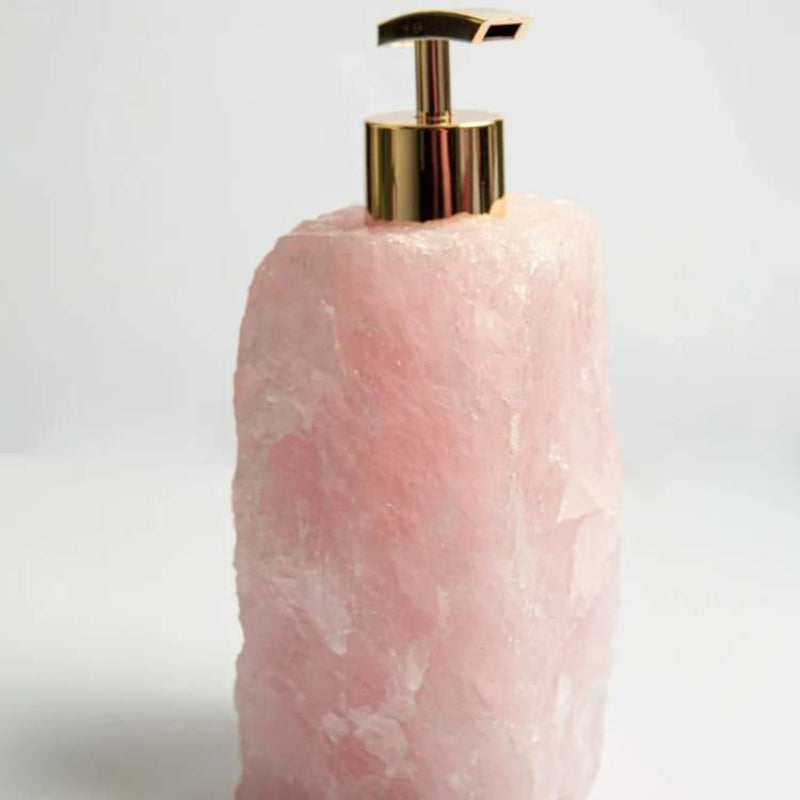 Elegant Glass Soap Dispenser with Unique Gemstone Design – Premium Crystal Hand Soap Dispenser for Soap, Lotion, and Essential Oils 3