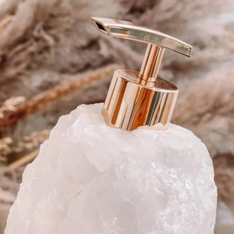 Elegant Glass Soap Dispenser with Unique Gemstone Design – Premium Crystal Hand Soap Dispenser for Soap, Lotion, and Essential Oils 5