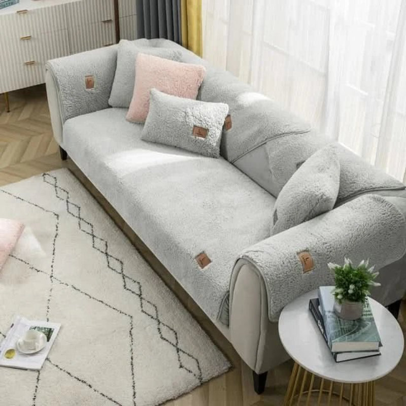 Elegant Stretch Sofa Cover in Soft Polyester – Anti-Slip Slipcover for Couch Protection and Revitalization 1