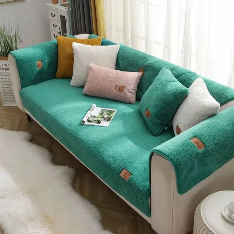 Elegant Stretch Sofa Cover in Soft Polyester – Anti-Slip Slipcover for Couch Protection and Revitalization 3