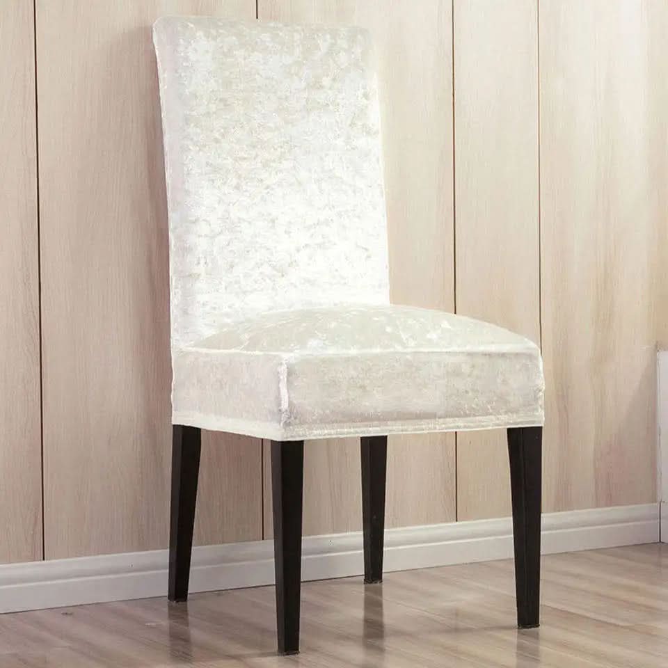Elegant Velvet Dining Chair Cover – Universal Fit, Soft and Durable Protection for Dining Room Chairs 12